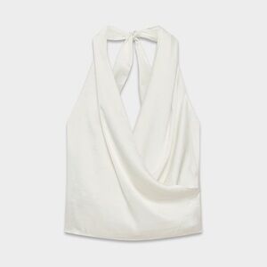 Aritzia Martini Satin Blouse